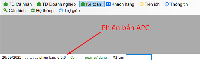 Xem phiên bản APC