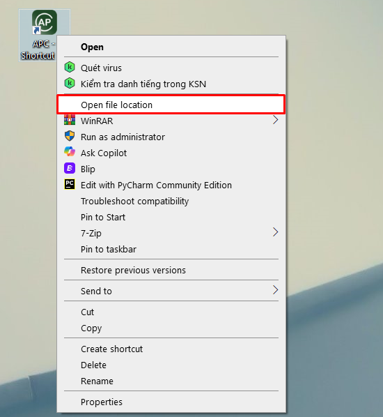 Shortcut APC