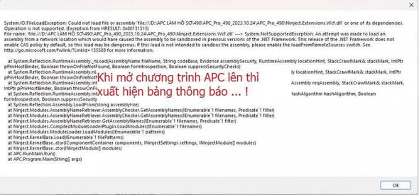 Lỗi block dll