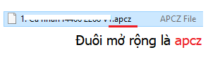 Xem định dạng apcz